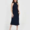 Forcast Martha Dress Navy