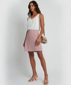 Forcast Kiera A-Line Skirt Pale Mauve -Deals The Style Setters Store http3A2F2Fstatic.theiconic.com .au2Fp2Fforcast 2813 9452541 5