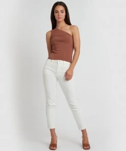 Forcast Marissa One Shoulder Knit Top Rustic Brown -Deals The Style Setters Store http3A2F2Fstatic.theiconic.com .au2Fp2Fforcast 2868 7115341 5