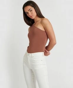 Forcast Marissa One Shoulder Knit Top Rustic Brown -Deals The Style Setters Store http3A2F2Fstatic.theiconic.com .au2Fp2Fforcast 2870 7115341 6