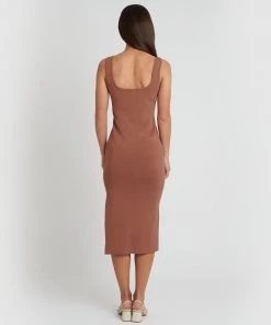 Forcast Marissa Scoop Neck Knit Dress Rustic Brown -Deals The Style Setters Store http3A2F2Fstatic.theiconic.com .au2Fp2Fforcast 2877 6215341 3