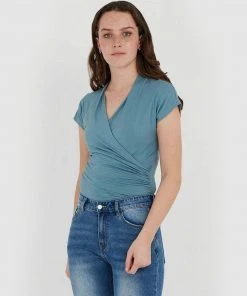 Forcast Senna Cross Over Top Stone Blue