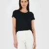 Forcast Zoie Crew Neck Tee Black