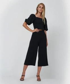 Forcast Calla High Waist Culotte Black -Deals The Style Setters Store http3A2F2Fstatic.theiconic.com .au2Fp2Fforcast 3000 4909541 4