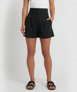 Forcast Lucille Highwaist Shorts Black