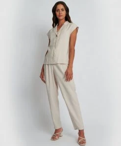 Forcast Abbigail V-Neck Collared Blouse Beige -Deals The Style Setters Store http3A2F2Fstatic.theiconic.com .au2Fp2Fforcast 3111 5331741 5