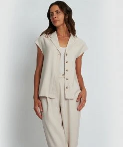 Forcast Abbigail V-Neck Collared Blouse Beige -Deals The Style Setters Store http3A2F2Fstatic.theiconic.com .au2Fp2Fforcast 3116 5331741 7