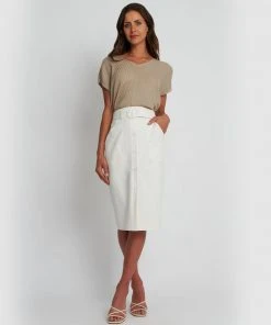 Forcast Erika Button Up Skirt Ivory -Deals The Style Setters Store http3A2F2Fstatic.theiconic.com .au2Fp2Fforcast 3147 3056841 4