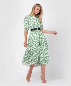 Forcast Joan Belted Dress Ivory Green -Deals The Style Setters Store http3A2F2Fstatic.theiconic.com .au2Fp2Fforcast 3179 3619841 4