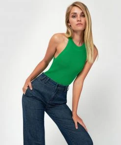 Forcast Skye Halter Neck Knit Top Bright Green -Deals The Style Setters Store http3A2F2Fstatic.theiconic.com .au2Fp2Fforcast 3249 6719841 4