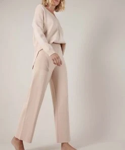 Forcast Lotus Straight Knit Pants Nude -Deals The Style Setters Store http3A2F2Fstatic.theiconic.com .au2Fp2Fforcast 3407 7962821 8