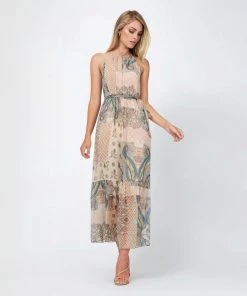 Forcast Yolanda halter Neck Tie Waist Dress Multi -Deals The Style Setters Store http3A2F2Fstatic.theiconic.com .au2Fp2Fforcast 3553 1878051 3