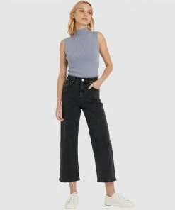 Forcast Rhea Denim Culottes Black Wash -Deals The Style Setters Store http3A2F2Fstatic.theiconic.com .au2Fp2Fforcast 3838 0230621 4