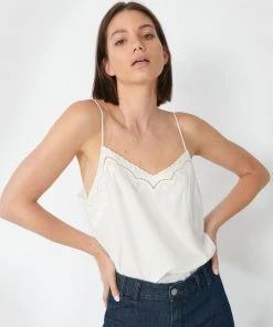 Forcast Aura Lace Cami Ivory