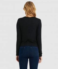 Forcast Xena Twist Front Top Black -Deals The Style Setters Store http3A2F2Fstatic.theiconic.com .au2Fp2Fforcast 4181 8220621 3