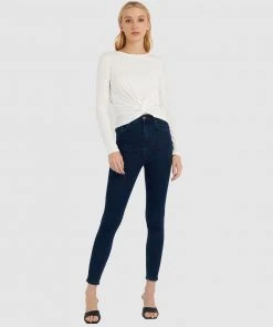 Forcast Xena Twist Front Top Ivory -Deals The Style Setters Store http3A2F2Fstatic.theiconic.com .au2Fp2Fforcast 4342 1320621 5