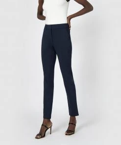 Forcast Stella Tall Trousers Navy