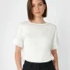 Forcast Lexi Short Sleeve Blouse White