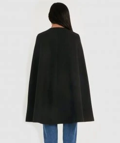 Forcast Kennedi Round Neck Cape Coat Black -Deals The Style Setters Store http3A2F2Fstatic.theiconic.com .au2Fp2Fforcast 4639 7547111 3