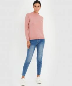 Forcast Maneh Mock Neck Knit Dusty Pink -Deals The Style Setters Store http3A2F2Fstatic.theiconic.com .au2Fp2Fforcast 4672 8411131 5