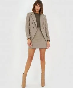 Forcast Opal Double Breasted Blazer Oatmeal -Deals The Style Setters Store http3A2F2Fstatic.theiconic.com .au2Fp2Fforcast 4687 7227331 6