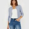 Forcast Joyce Knit Cardigan Zen Blue
