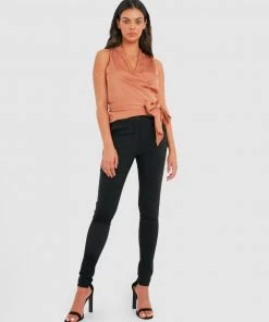 Forcast Jaclyn Wrap Blouse Gold Tan -Deals The Style Setters Store http3A2F2Fstatic.theiconic.com .au2Fp2Fforcast 4730 9634121 4