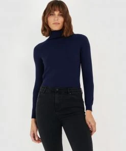 Forcast Clarisse Turtleneck Sweater Navy -Deals The Style Setters Store http3A2F2Fstatic.theiconic.com .au2Fp2Fforcast 4797 0501921 6