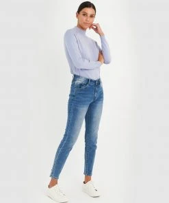 Forcast Maneh Mock Neck Knit Zen Blue -Deals The Style Setters Store http3A2F2Fstatic.theiconic.com .au2Fp2Fforcast 4845 6411131 4