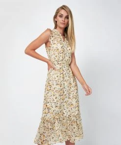 Forcast Sabine Tie Waist Dress Multi -Deals The Style Setters Store http3A2F2Fstatic.theiconic.com .au2Fp2Fforcast 4959 1485151 3