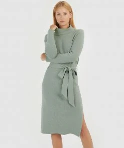 Forcast Abigail Knit Dress Pastel Green -Deals The Style Setters Store http3A2F2Fstatic.theiconic.com .au2Fp2Fforcast 4968 5547921 6