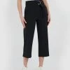 Forcast Rory High-Waisted Belted Pants Black