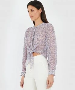 Forcast Dania Tie-Front Blouse Lavender -Deals The Style Setters Store http3A2F2Fstatic.theiconic.com .au2Fp2Fforcast 5066 8818141 3