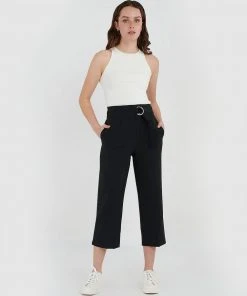 Forcast Rory High-Waisted Belted Pants Black -Deals The Style Setters Store http3A2F2Fstatic.theiconic.com .au2Fp2Fforcast 5073 6130621 4
