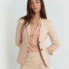 Forcast Lauren Single Breasted Jacket Nude