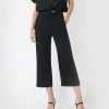 Forcast Inara Side Panel Pants Black
