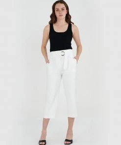 Forcast Rory High-Waisted Belted Pants Ivory -Deals The Style Setters Store http3A2F2Fstatic.theiconic.com .au2Fp2Fforcast 5206 3480911 4