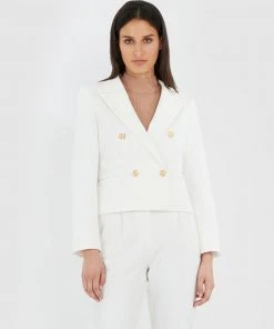 Forcast Sasha Double Breasted Jacket Ivory -Deals The Style Setters Store http3A2F2Fstatic.theiconic.com .au2Fp2Fforcast 5316 8718141 6