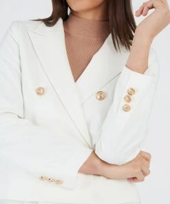 Forcast Sasha Double Breasted Jacket Ivory -Deals The Style Setters Store http3A2F2Fstatic.theiconic.com .au2Fp2Fforcast 5319 8718141 7