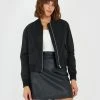 Forcast Devina Bomber Jacket Black