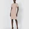 Forcast Jenna Fitted Dress Blush