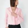 Forcast Lilian 2 Long Sleeve Blouse Pastel Pink