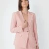 Forcast Adaline Single Breasted Blazer Dusty Pink