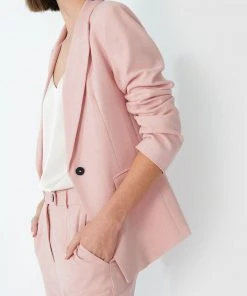 Forcast Adaline Single Breasted Blazer Dusty Pink -Deals The Style Setters Store http3A2F2Fstatic.theiconic.com .au2Fp2Fforcast 5793 1665351 5