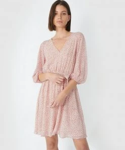 Forcast Emily Tie Waist Dress Pink -Deals The Style Setters Store http3A2F2Fstatic.theiconic.com .au2Fp2Fforcast 5810 2483351 3