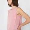 Forcast Leona Split Front Blouse Blush