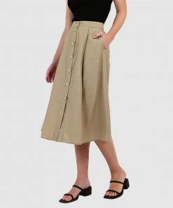 Forcast Megan Button-Up Skirt Safari -Deals The Style Setters Store http3A2F2Fstatic.theiconic.com .au2Fp2Fforcast 5960 8688421 5