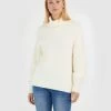 Forcast Hattie Roll Neck Sweater Ivory