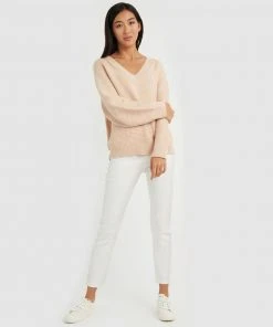Forcast Krisha Chunky Wool-Blend Knit Blush -Deals The Style Setters Store http3A2F2Fstatic.theiconic.com .au2Fp2Fforcast 6100 3862821 4