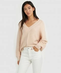 Forcast Krisha Chunky Wool-Blend Knit Blush -Deals The Style Setters Store http3A2F2Fstatic.theiconic.com .au2Fp2Fforcast 6102 3862821 5